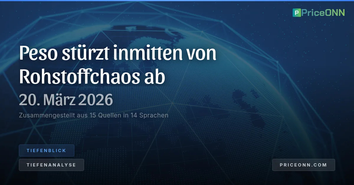Mexikos Peso-Kollaps: Rohstoffschock und Dollar-Erholung entschlüsselt
