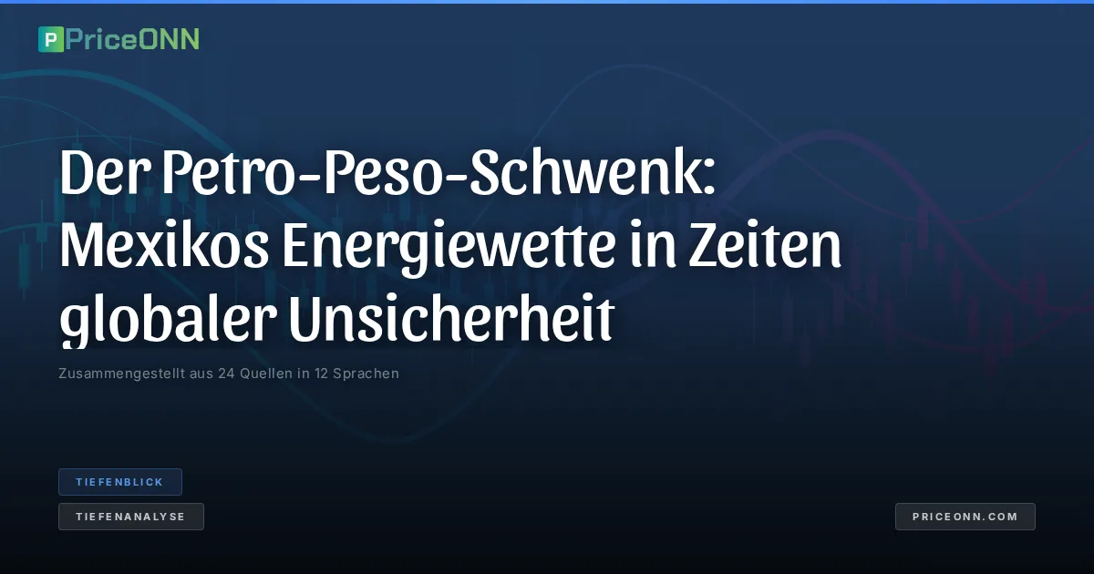 Der Petro-Peso-Schwenk: Mexikos Energiewette in Zeiten globaler Unsicherheit