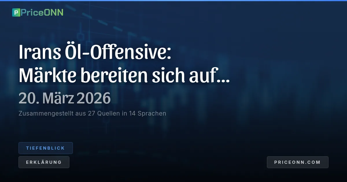 Der Schiefer-Gambit: Wie Irans Öl-Offensive die globale Energielandschaft neu schreibt
