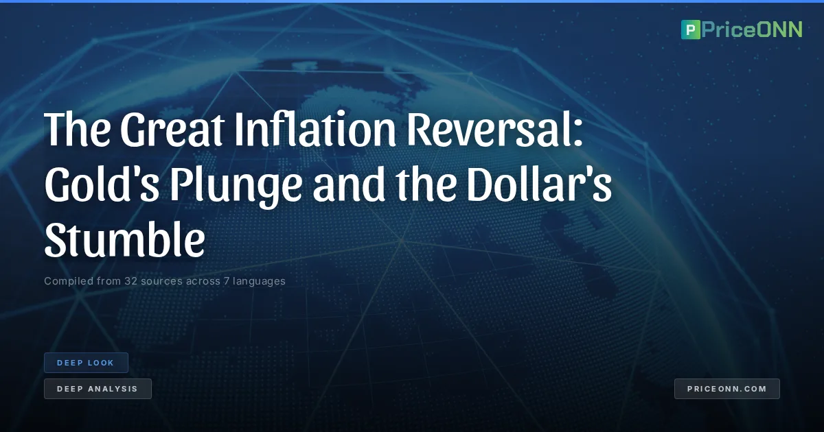 The Great Inflation Reversal: Gold's Plunge and the Dollar's Stumble