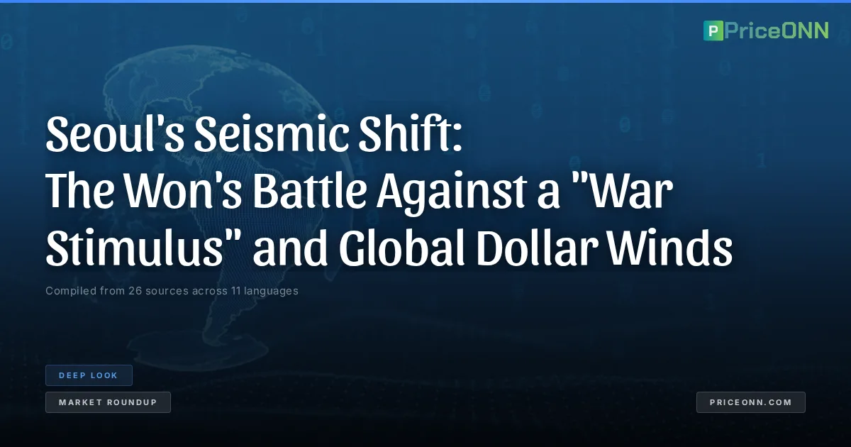 Сейсмический сдвиг Сеула: Вон против «военных стимулов» и глобальных ветров доллара