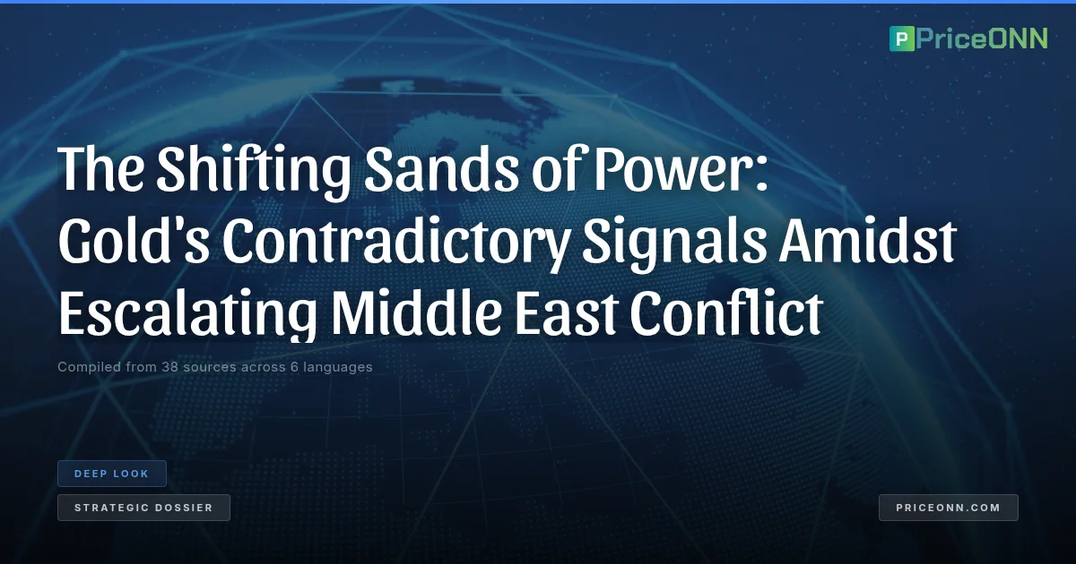 The Shifting Sands of Power: Gold's Contradictory Signals Amidst Escalating Middle East Conflict