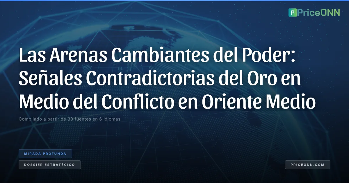 Las Arenas Cambiantes del Poder: Señales Contradictorias del Oro en Medio del Conflicto en Oriente Medio