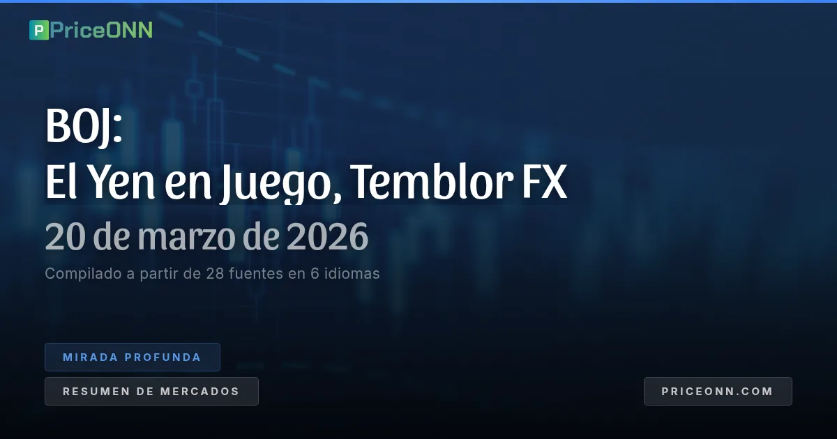 La BOJ en la Encrucijada: El Yen al Borde y la Sacudida del FX Asiático