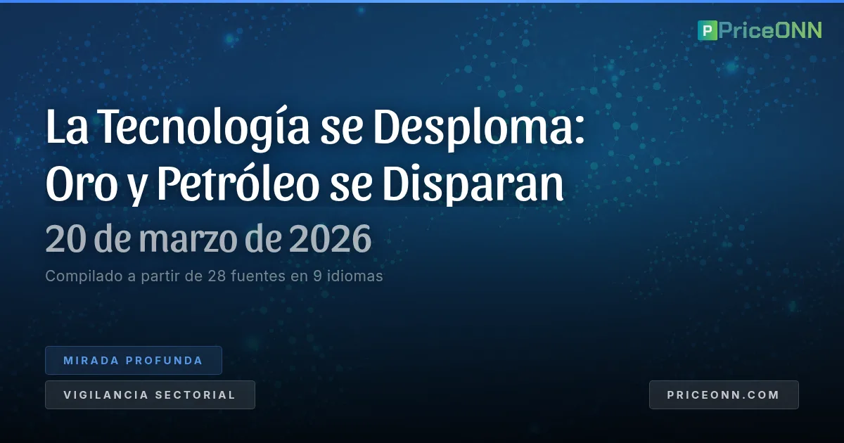 La Confrontación de la IA: La Burbuja Tecnológica Estalla Mientras Oro y Petróleo Rugen