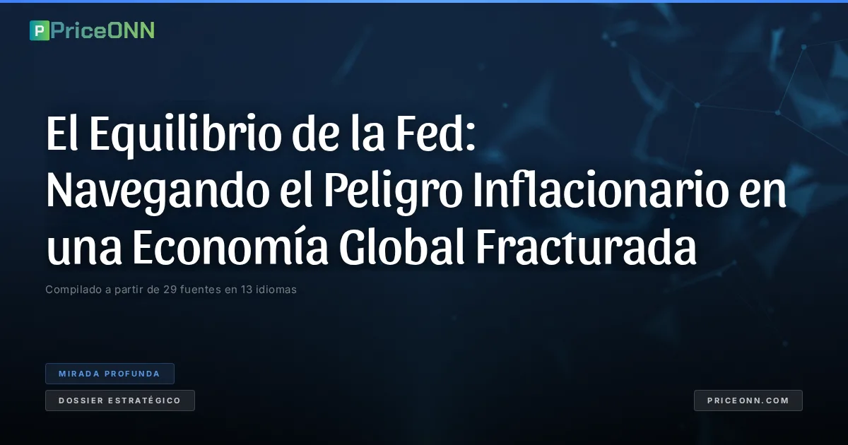 El Equilibrio de la Fed: Navegando el Peligro Inflacionario en una Economía Global Fracturada