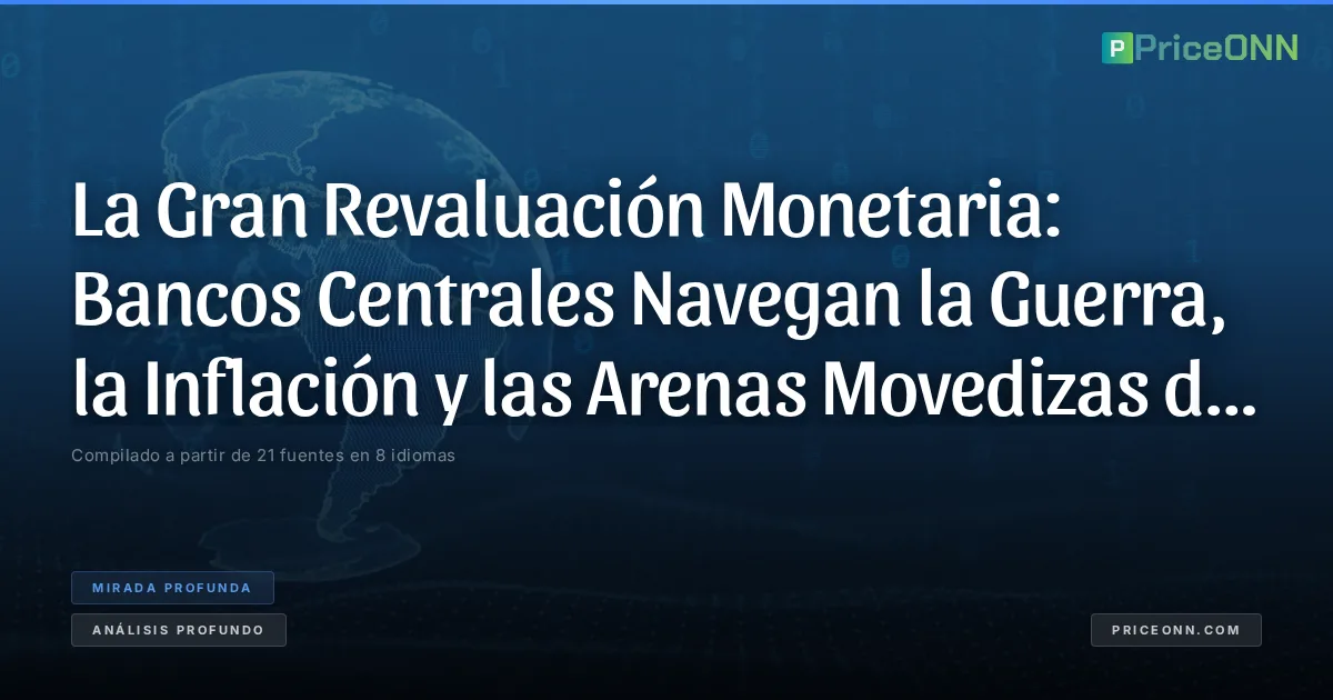 La Gran Revaluación Monetaria: Bancos Centrales Navegan la Guerra, la Inflación y las Arenas Movedizas del Dólar