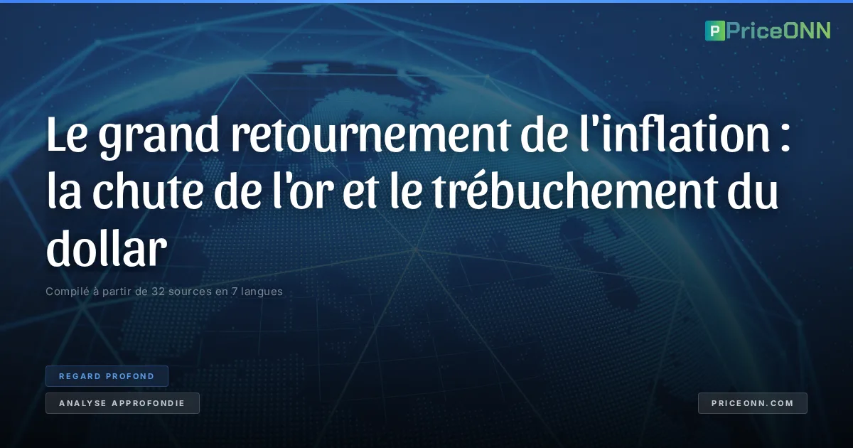Le grand retournement de l'inflation : la chute de l'or et le trébuchement du dollar
