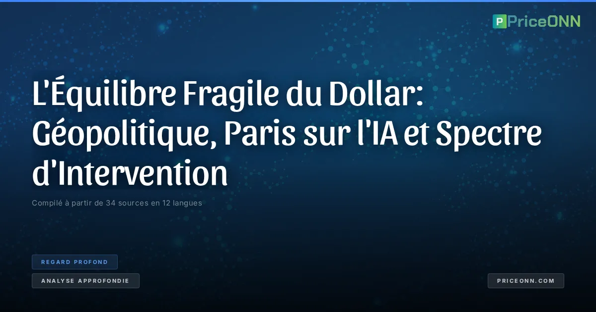 L'Équilibre Fragile du Dollar: Géopolitique, Paris sur l'IA et Spectre d'Intervention