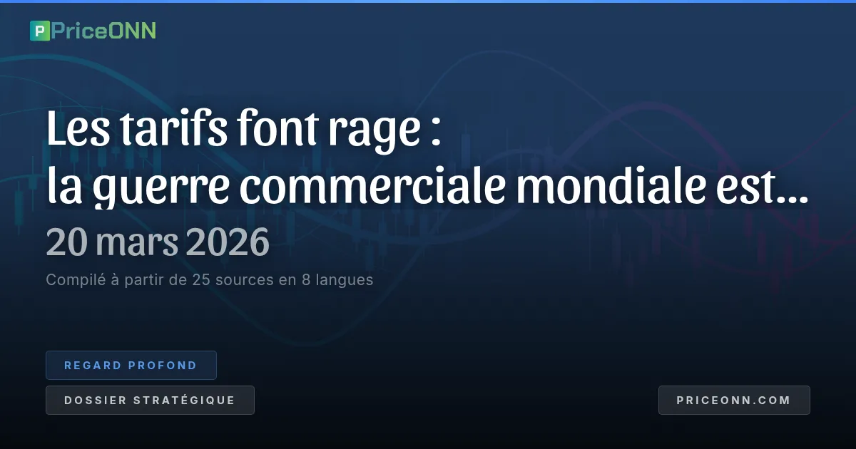 Les nouvelles dents du Dragon : les tarifs réenflamment la guerre commerciale mondiale
