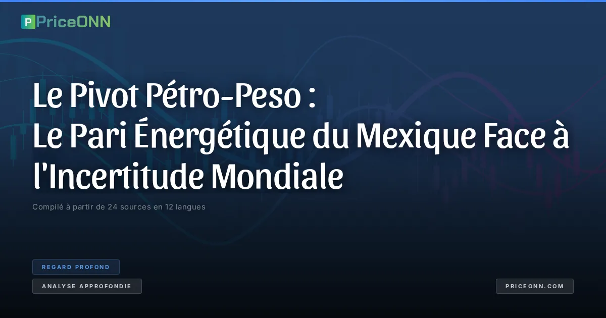 Le Pivot Pétro-Peso : Le Pari Énergétique du Mexique Face à l'Incertitude Mondiale