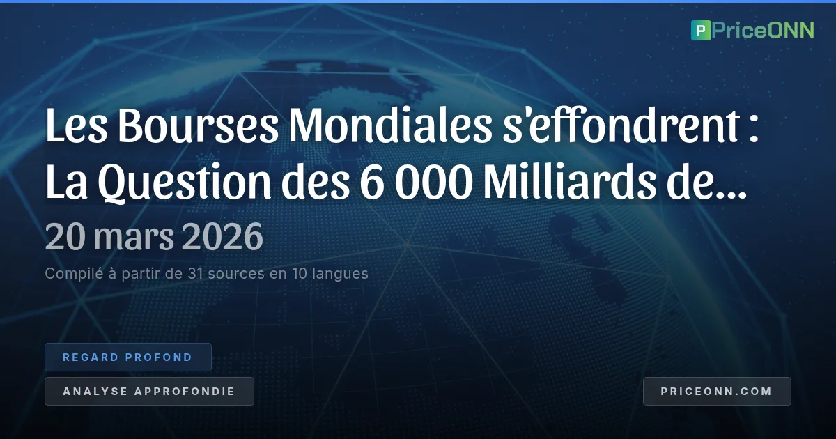 Le Séisme sur les Marchés Actions Mondiaux : Naviguer au Bord de la Contagion