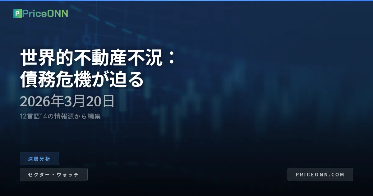 不動産大収縮：4.5兆ドル債務爆弾の解明