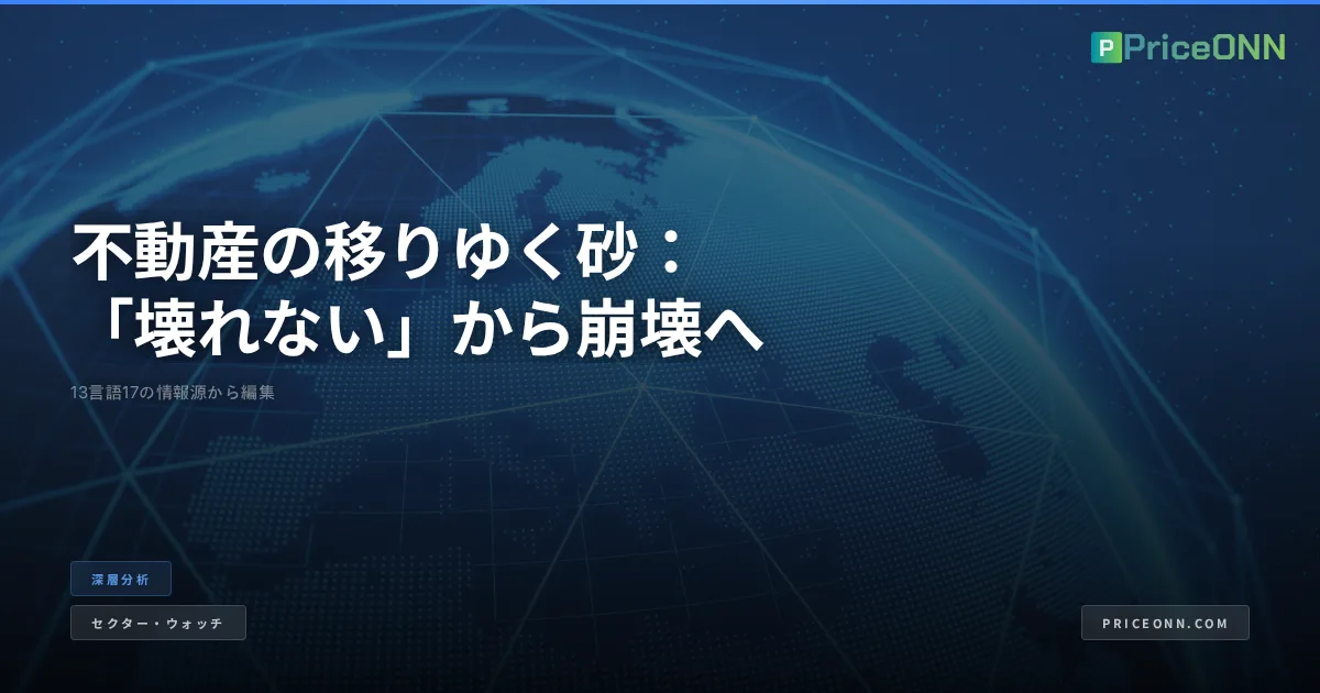 不動産の移りゆく砂： 「壊れない」から崩壊へ