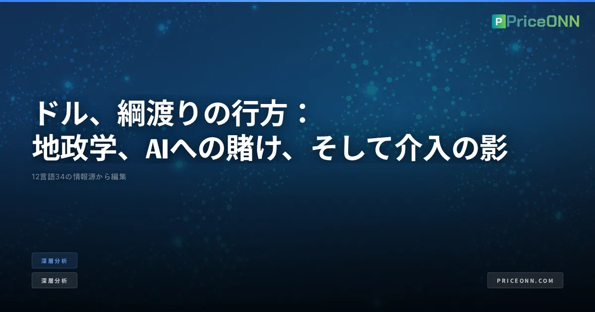 ドル、綱渡りの行方：地政学、AIへの賭け、そして介入の影