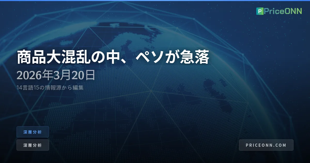 メキシコペソ急落：商品ショックとドル再浮上の分析