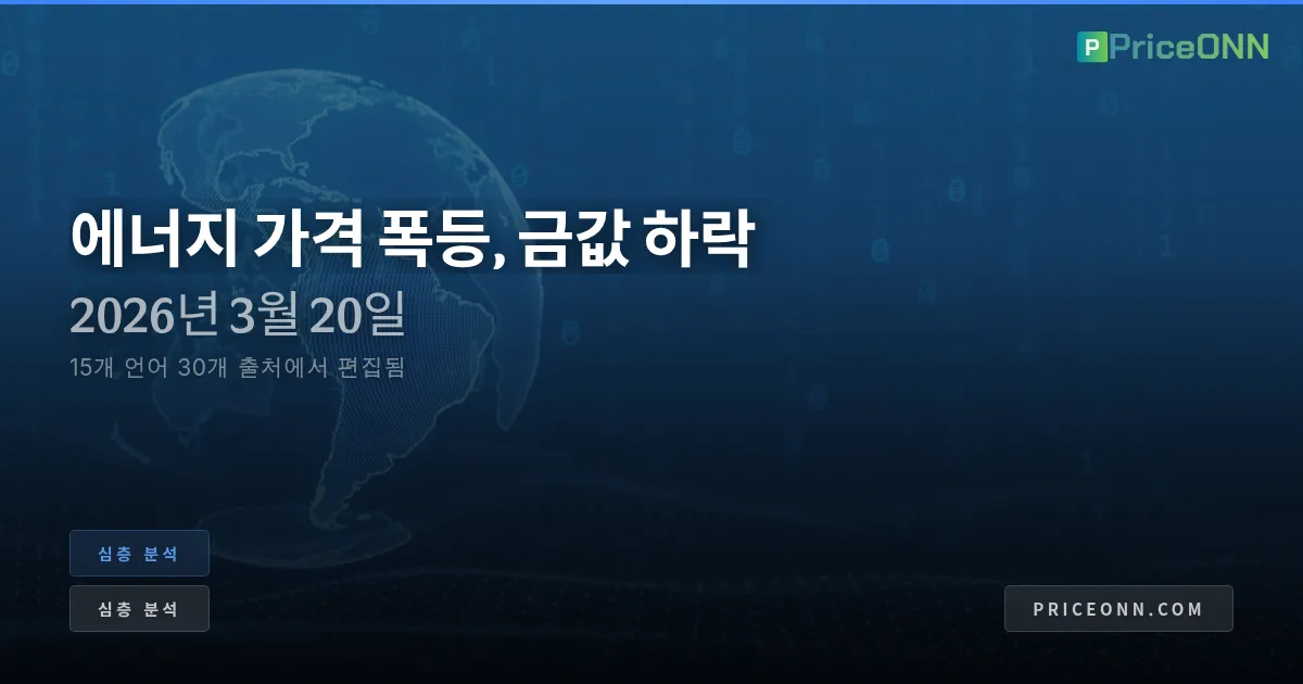 지정학적 지옥: 글로벌 에너지 시장의 끓는점