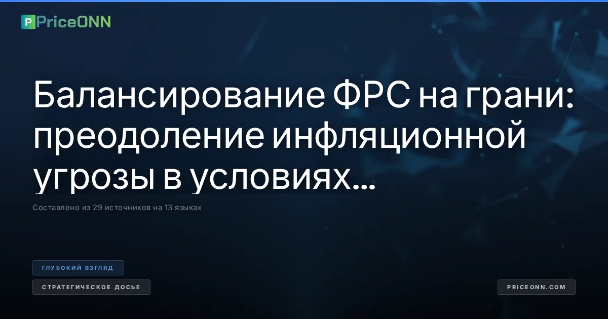 Балансирование ФРС на грани: преодоление инфляционной угрозы в условиях раздробленной мировой экономики