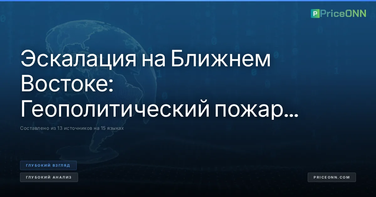 Эскалация на Ближнем Востоке: Геополитический пожар поджигает мировые акции