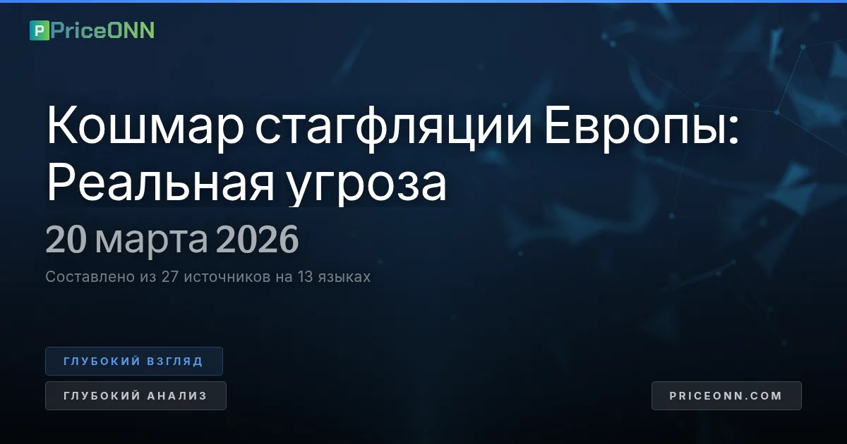 Инфляционная стагфляция Европы: Возвращение «больного человека» в условиях раздробленного мирового порядка