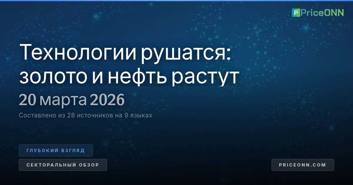 Расплата за ИИ: Технологический пузырь лопается, золото и нефть ревут