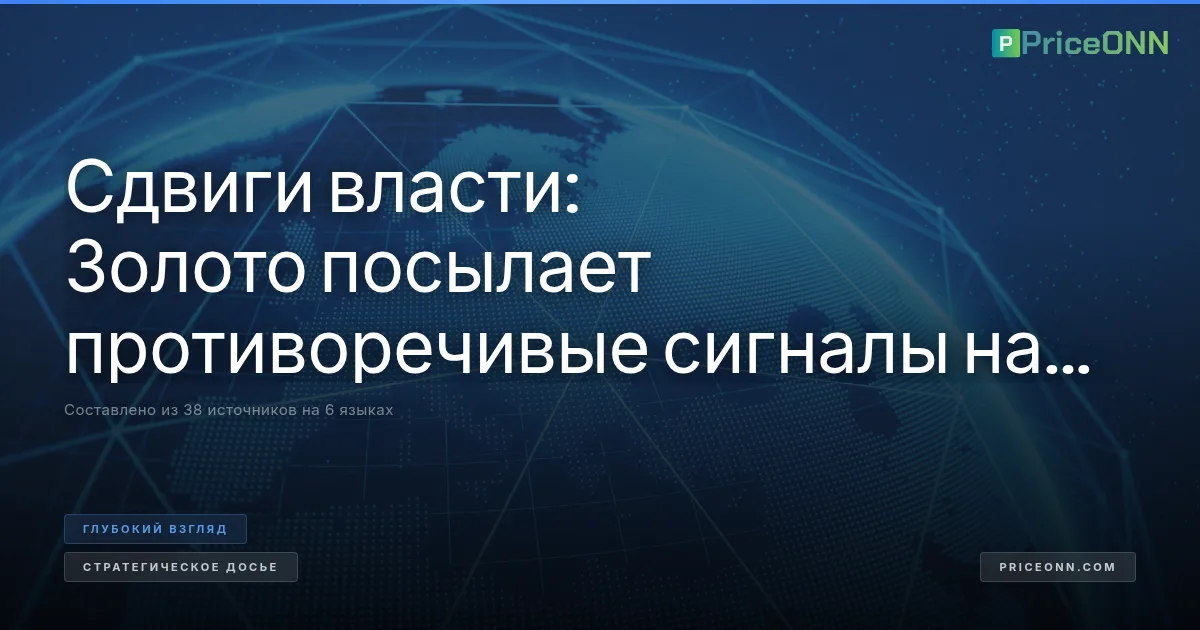 Сдвиги власти: Золото посылает противоречивые сигналы на фоне эскалации конфликта на Ближнем Востоке