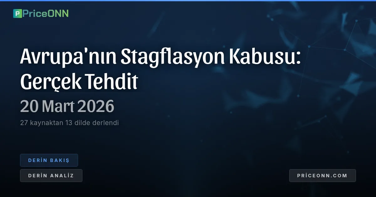 Avrupa'nın Enflasyonist Stagflasyonu: Kırılgan Küresel Düzenin 'Hasta Adam'ı Geri mi Dönüyor?