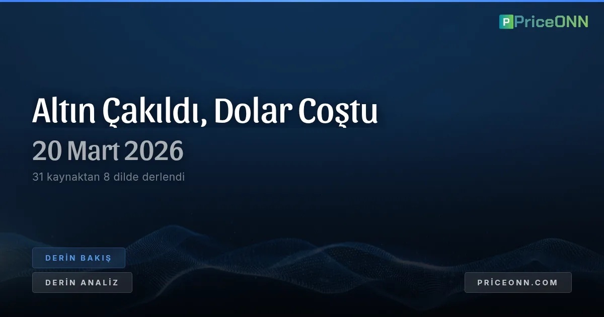 Büyük Çözülme: Altının Çöküşü ve Doların Yeniden Yükselişi