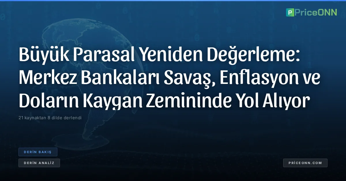 Büyük Parasal Yeniden Değerleme: Merkez Bankaları Savaş, Enflasyon ve Doların Kaygan Zemininde Yol Alıyor