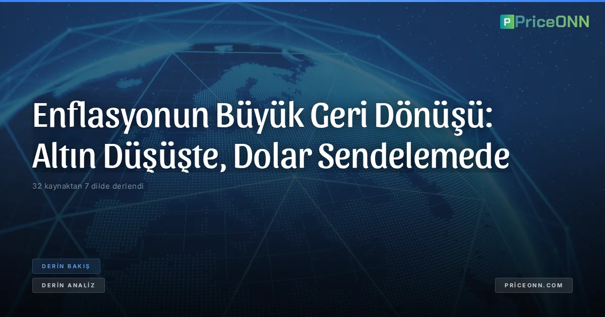 Enflasyonun Büyük Geri Dönüşü: Altın Düşüşte, Dolar Sendelemede