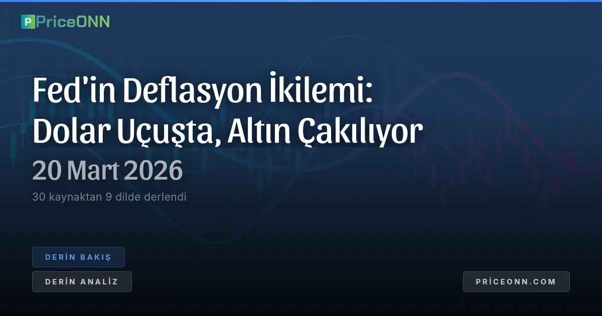 Fed'in Hassas Dengesindeki Deflasyon Riski: Dolar Yükseliyor, Altın Düşüyor