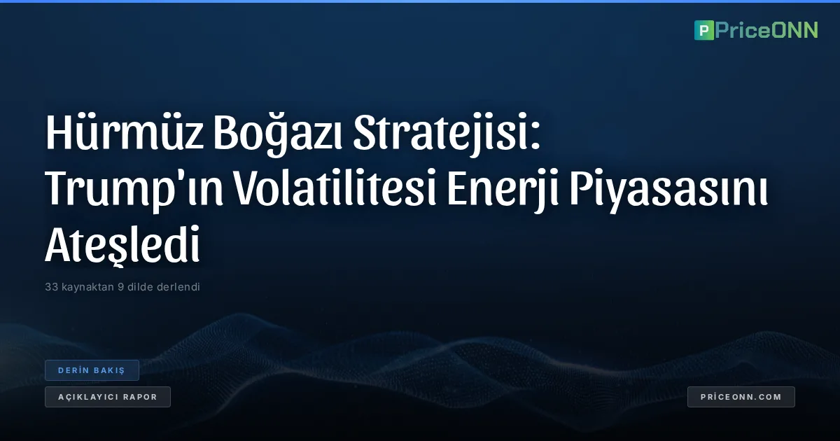 Hürmüz Boğazı Stratejisi: Trump'ın Volatilitesi Enerji Piyasasını Ateşledi