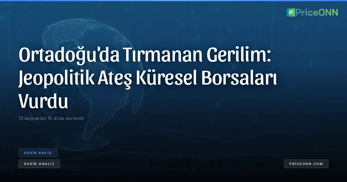 Ortadoğu'da Tırmanan Gerilim: Jeopolitik Ateş Küresel Borsaları Vurdu
