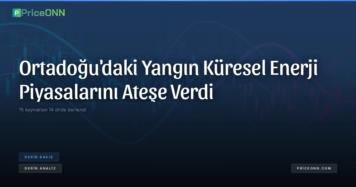 Ortadoğu'daki Yangın Küresel Enerji Piyasalarını Ateşe Verdi