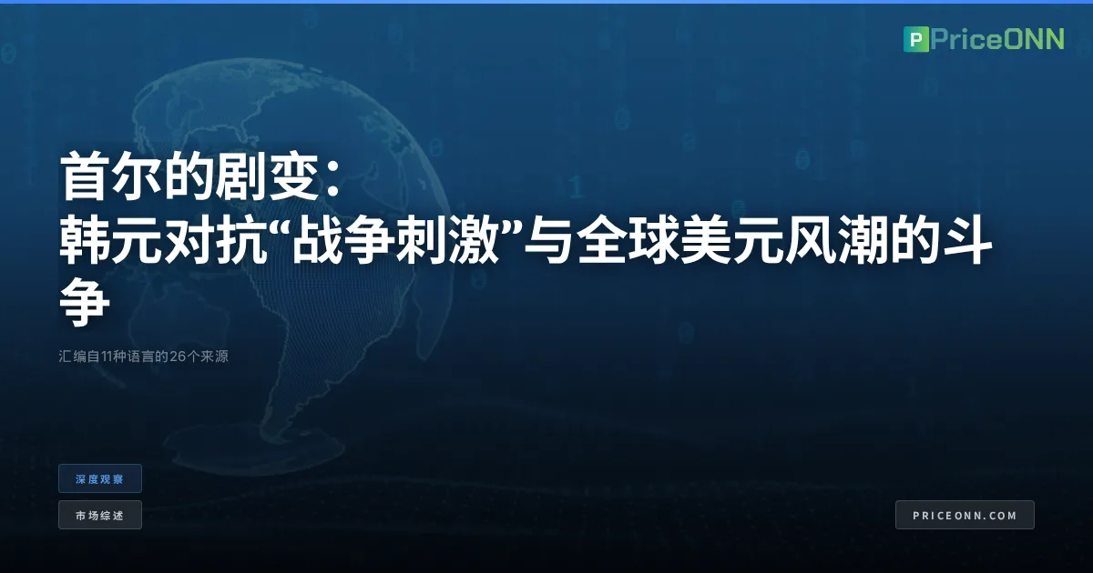 首尔的剧变：韩元对抗“战争刺激”与全球美元风潮的斗争