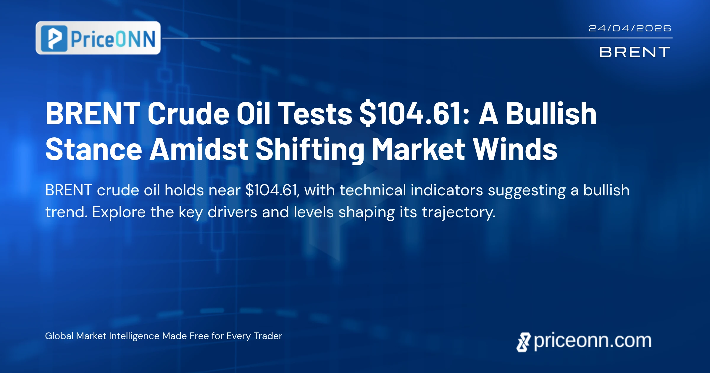 BRENT Crude Oil Tests $104.61: A Bullish Stance Amidst | PriceONN